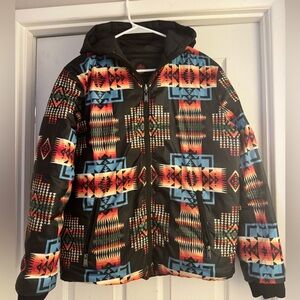 Pendleton Vibrant Geometric Puffer Jacket